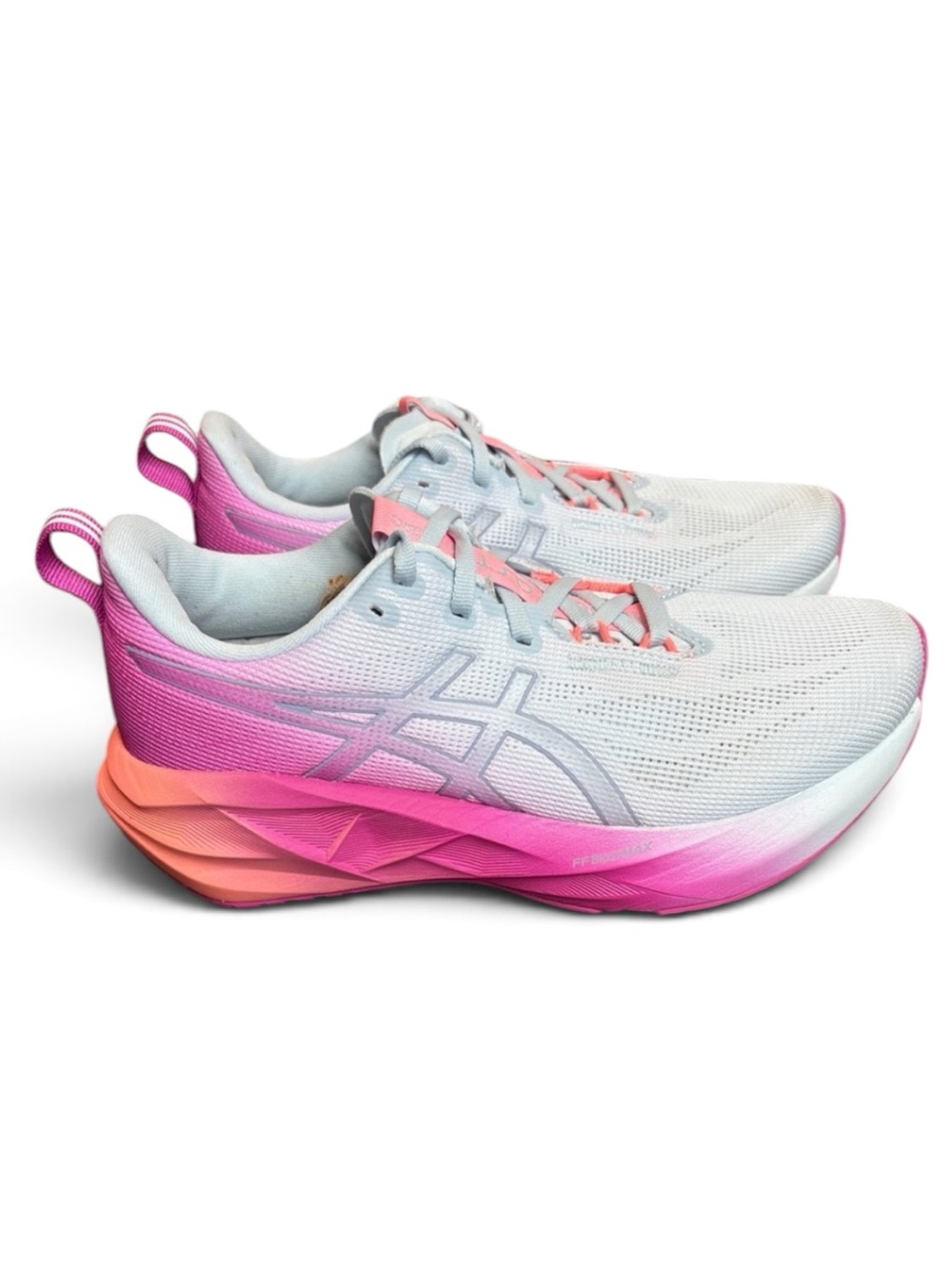 ASICS Women's Novablast 5 Running Shoes Women’s 8 Sunny Sizzle